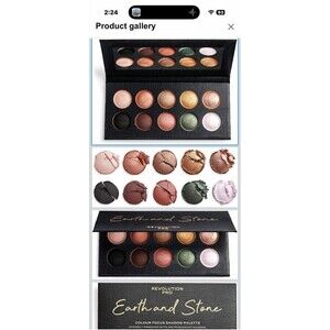 Revolution PRO Earth and Stone Colour Focus Shadow Palette NEW